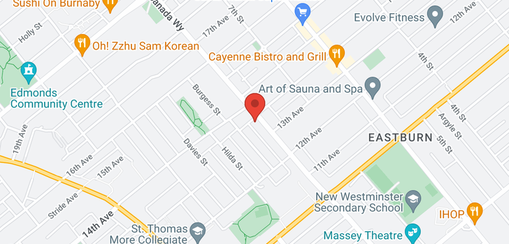 map of 7643 CANADA WAY